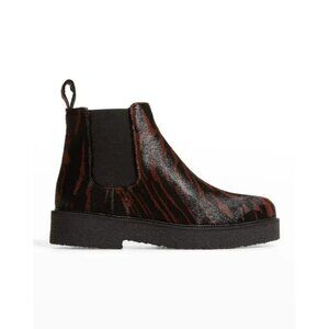 Staud |‎ NWOT Palamino Animal-Print Fur Chelsea Booties $425 Size 39